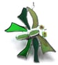  Dragonfly Suncatcher Funky Stained Glass Green - Image 3