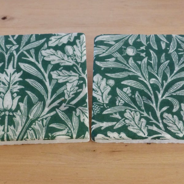 Marble 'William Morris' Coasters