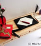 1:12 Scale Writing Desk Accessories Set - Image 2