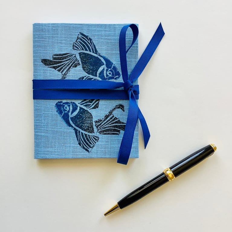 Blue Koi Fish wellness journal