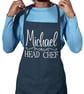 Personalised BBQ Kitchn Apron - Personalised HEAD CHEF Apron - Image 3