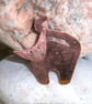 Cat brooch in copper - Image 4