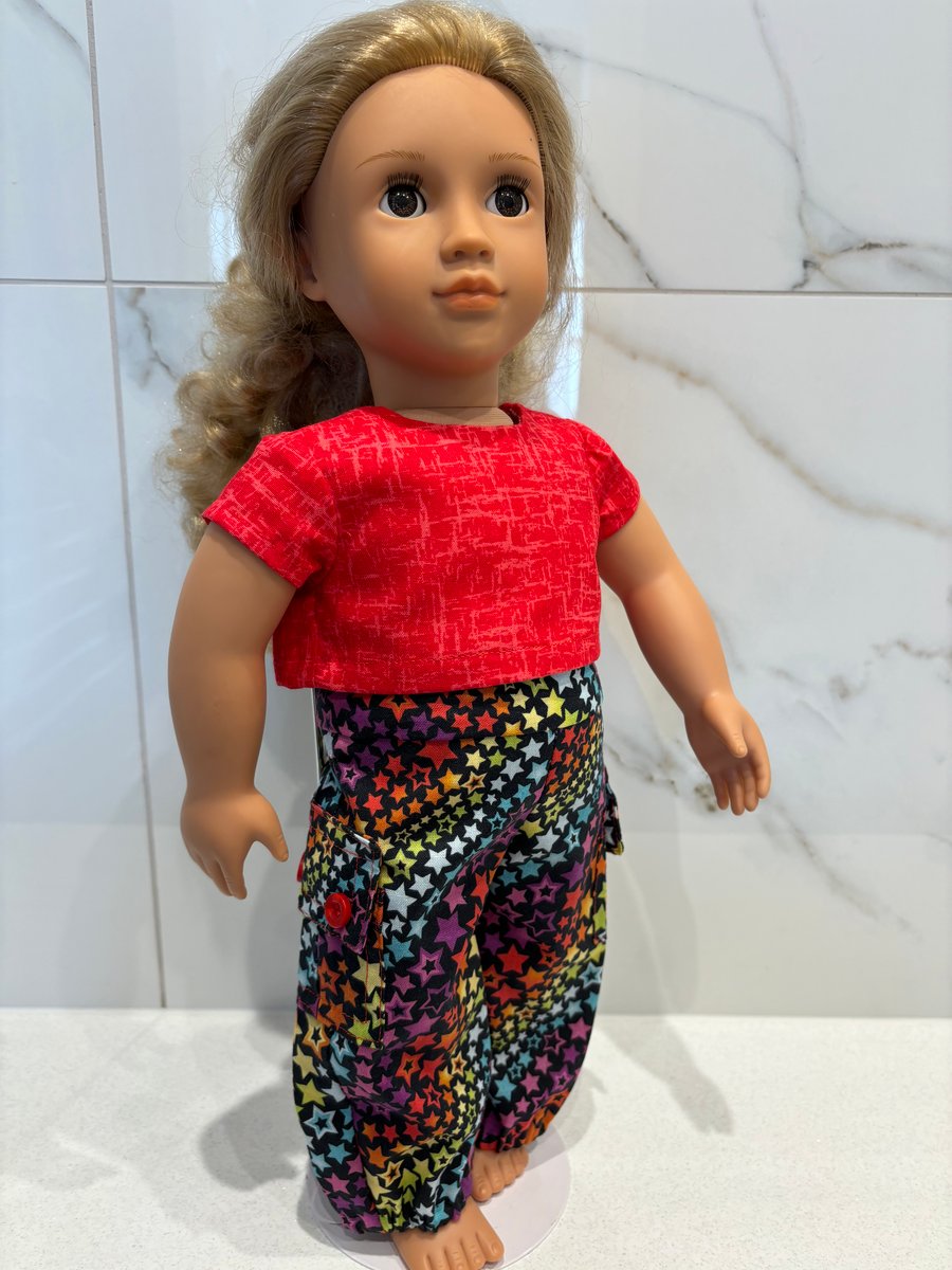 Dolls Star Cargo Trousers and Top