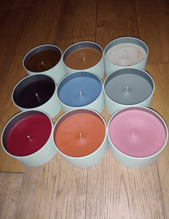 Cake scented candles 