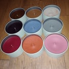 Cake scented candles 