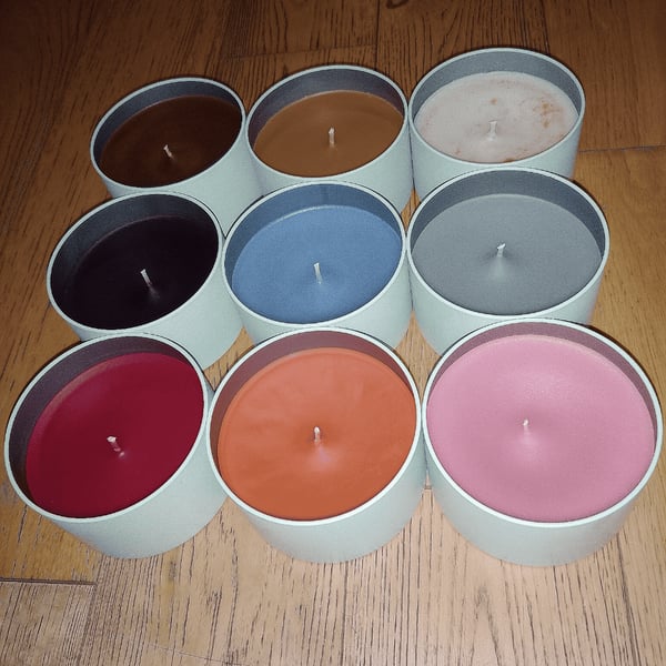 Cake scented candles 