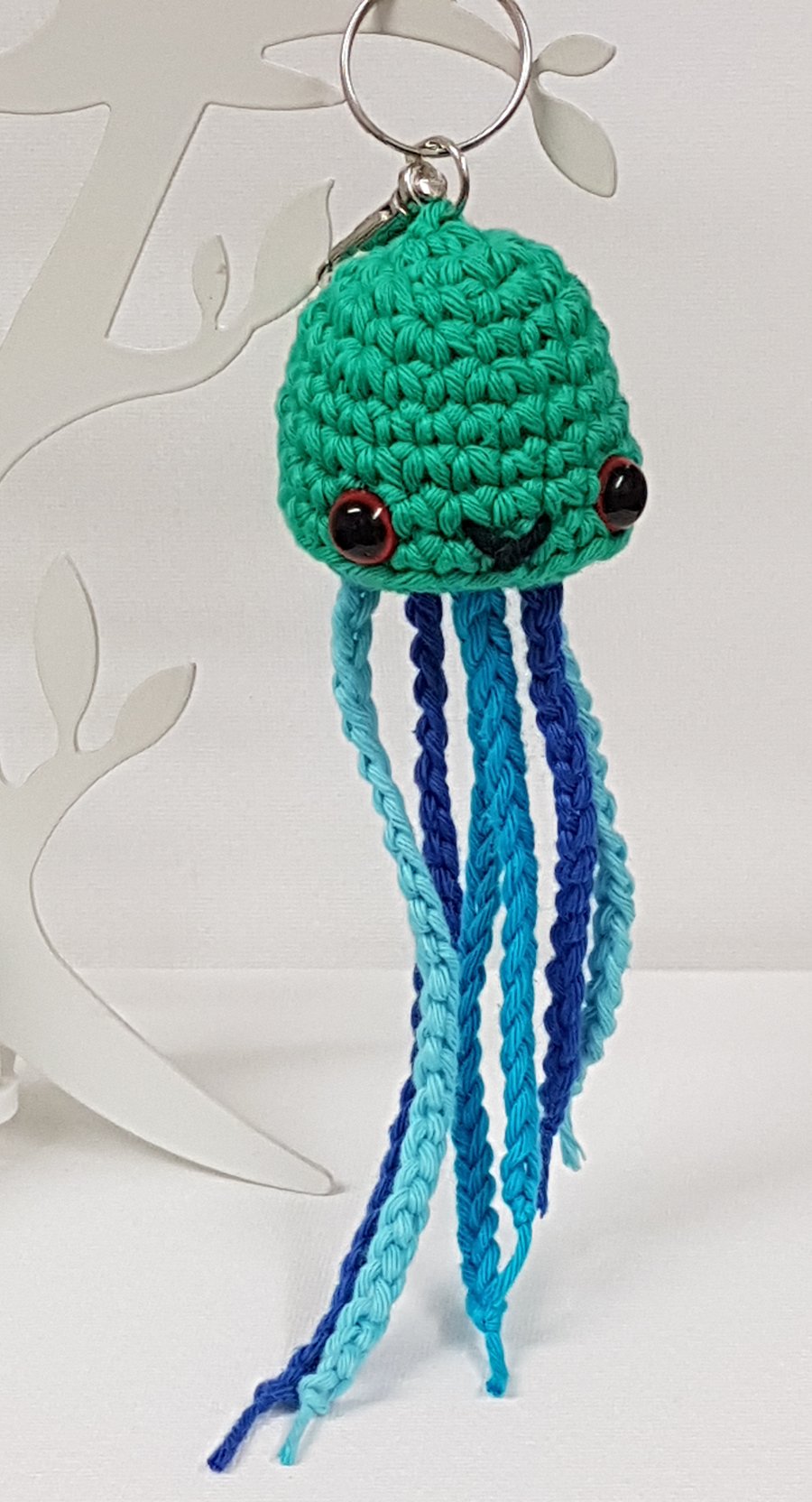 Crochet octopus keyring or Bag charm