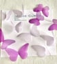 Silk Organza Hand Crafted Butterflies in Shades of Violet