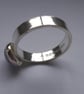 Sterling Silver Ring with Blue Lace Agate Gemstone, Size M, Hallmarked - Image 2