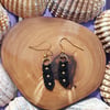 Black Macrame Earrings