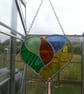 Stained Glass Heart Suncatcher Internal Hanging Only