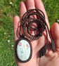 Ruby Fuchsite Macrame Pendant - Image 2
