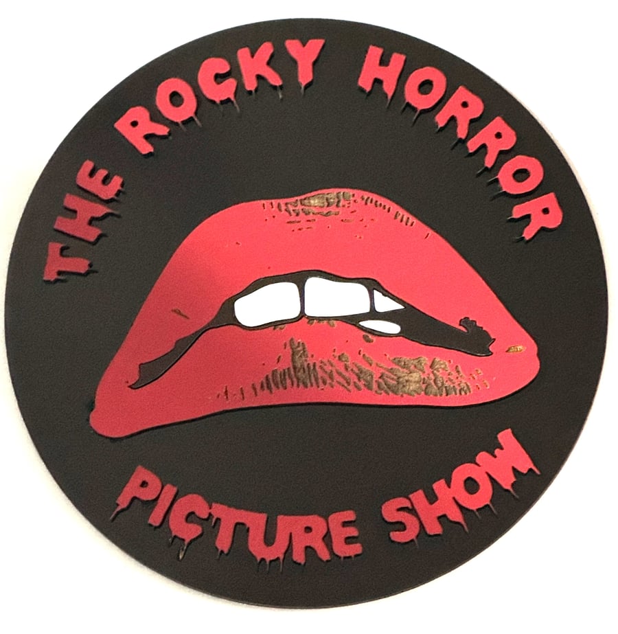 Rocky Horror Picture Show 3D Plaque - Handmade Laser-Cut Wall Art, 200mm