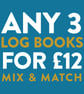 LOG BOOKS BUNDLE OPTION – Any 3 Log Books offer