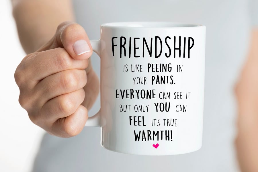 Funny friendship mug, Gifts for women, Best friend gift, Secret Santa gift, chri