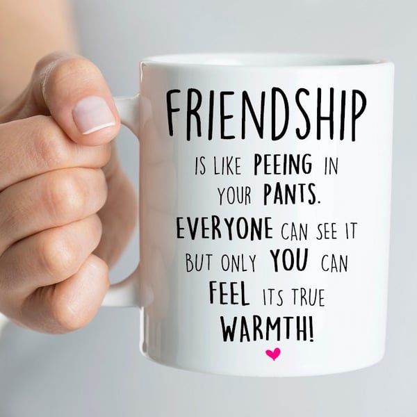 Funny friendship mug, Gifts for women, Best friend gift, Secret Santa gift, chri