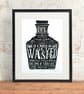 Billy Connolly ’Wasted’ Hand Pulled Limited Edition Screen Print - Image 1
