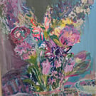 Song of Summer ( Cornwood Cottage Blooms) painting 