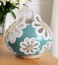 Cool Sage Daisy Gourd Lamp