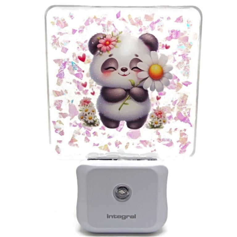 Panda Night Light, Plug In with Auto Sensor