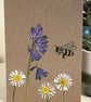 Pack of 4 Handmade Real Pressed Flower Greeting Cards  - Image 4
