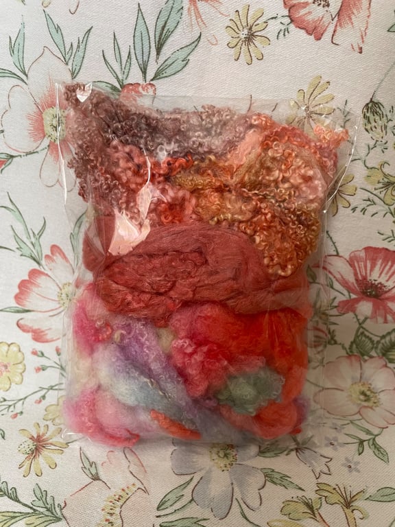 Hand Dyed Texture Pack for Felters & Spinners