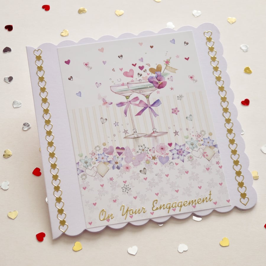 Congratulations on Your Engagement Card for Special Couple, Celebration Card