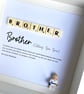 Brother Scrabble Minifigures Frame Personalised  - Image 2