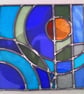 Fish Pond, stained glass panel - Image 1