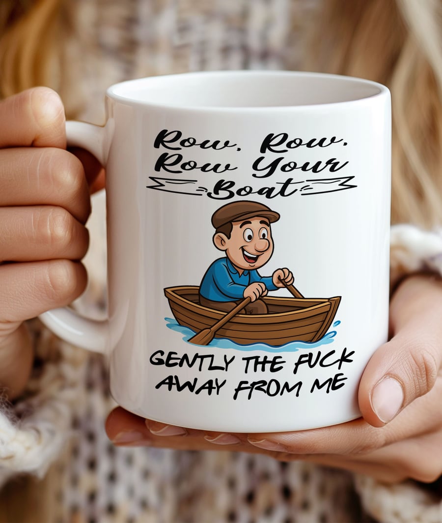 Funny Antisocial Mug  Rude Sweary Coffee Cup  Introvert Gift Sarcastic