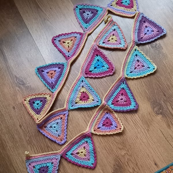 Bunting Hand Crocheted 