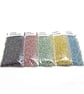 5x 10g Packs of Preciosa Silver Lined Seed Beads for Beaded Jewellery and Crafts - Image 1