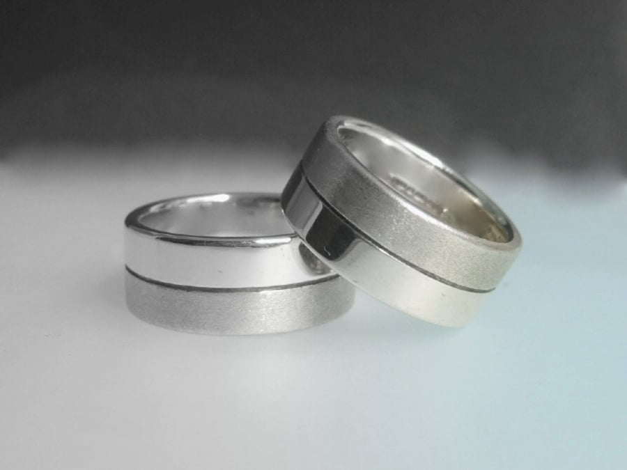 Wedding bands by Nicholas Guy Contemporary Jewellery