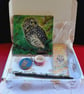 Owls - Handmade Notebook gift set