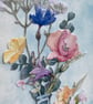 Delicate summer flowers in bottle vases card for any occasion - Image 6