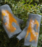 Merino Wool Felted Set Scarf Hat and Mittens - Image 6