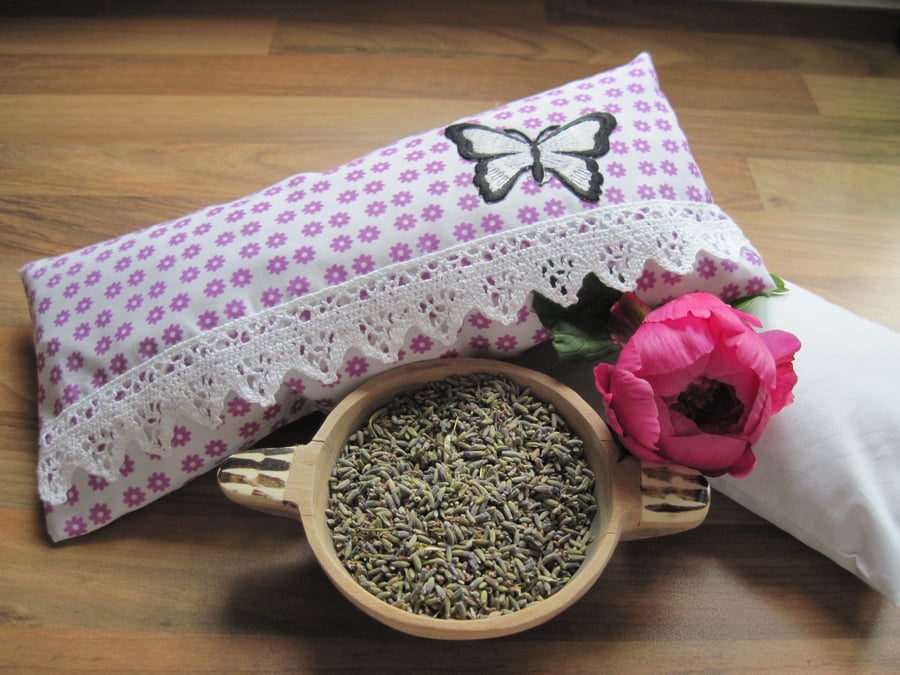 Lavender Scented Butterfly Pillow