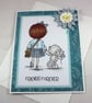 Handmade any occasion card - friends forever - Image 4
