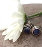 Sterling Silver Sodalite Stud Earrings - Image 5