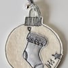 Special Order for A. Marks - Wool Felt Christmas Bauble - Hanging Decorations