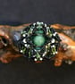 Green Fluorite Adjustable Statement Ring