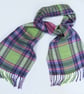 Handwoven Merino Wool Tartan Scarf - Image 1