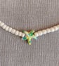 Turquoise Starfish Beaded Choker Necklace Boho Beach Summer Jewellery. - Image 3