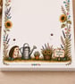 Sunflower Garden Floral Notepad - Lined Writing Pad - Shopping List Pad - Image 3