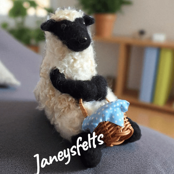 Barbara needle felted sheep