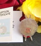 Sheep & knitting needles brooch - Image 2