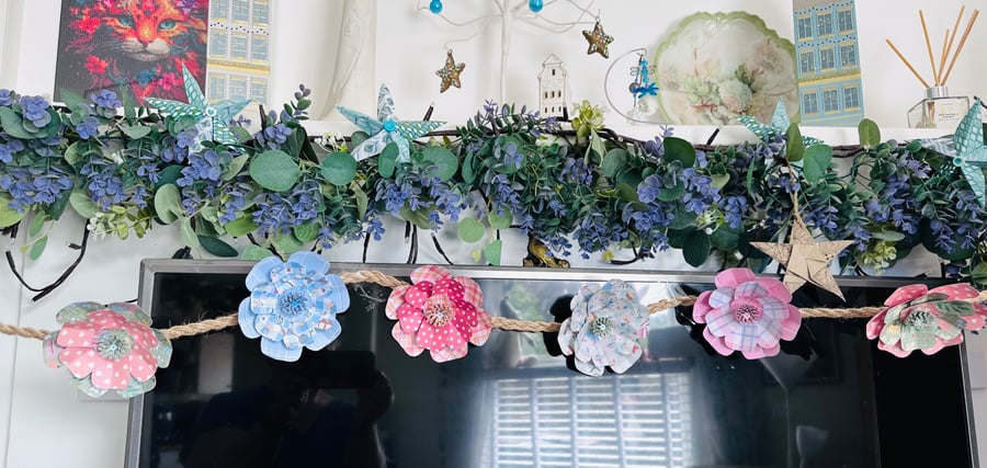 Handmade Floral Bunting