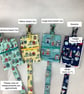 Beach huts phone case, Seaside pouch, Neck strap, 4 options - Image 4
