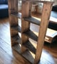 Tall Storage Unit - Storage unit bookshelf vinyl record storage - Reclaimed THE  - Image 1