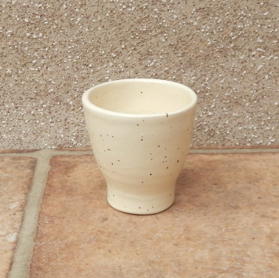 Duck sized egg cup wheelthrown pottery